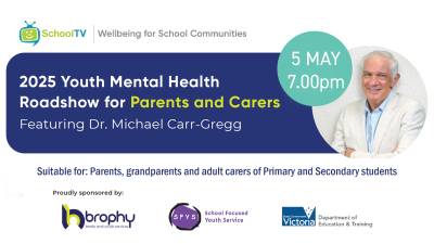Youth Mental Health Roadshow for Information session for parents & carers