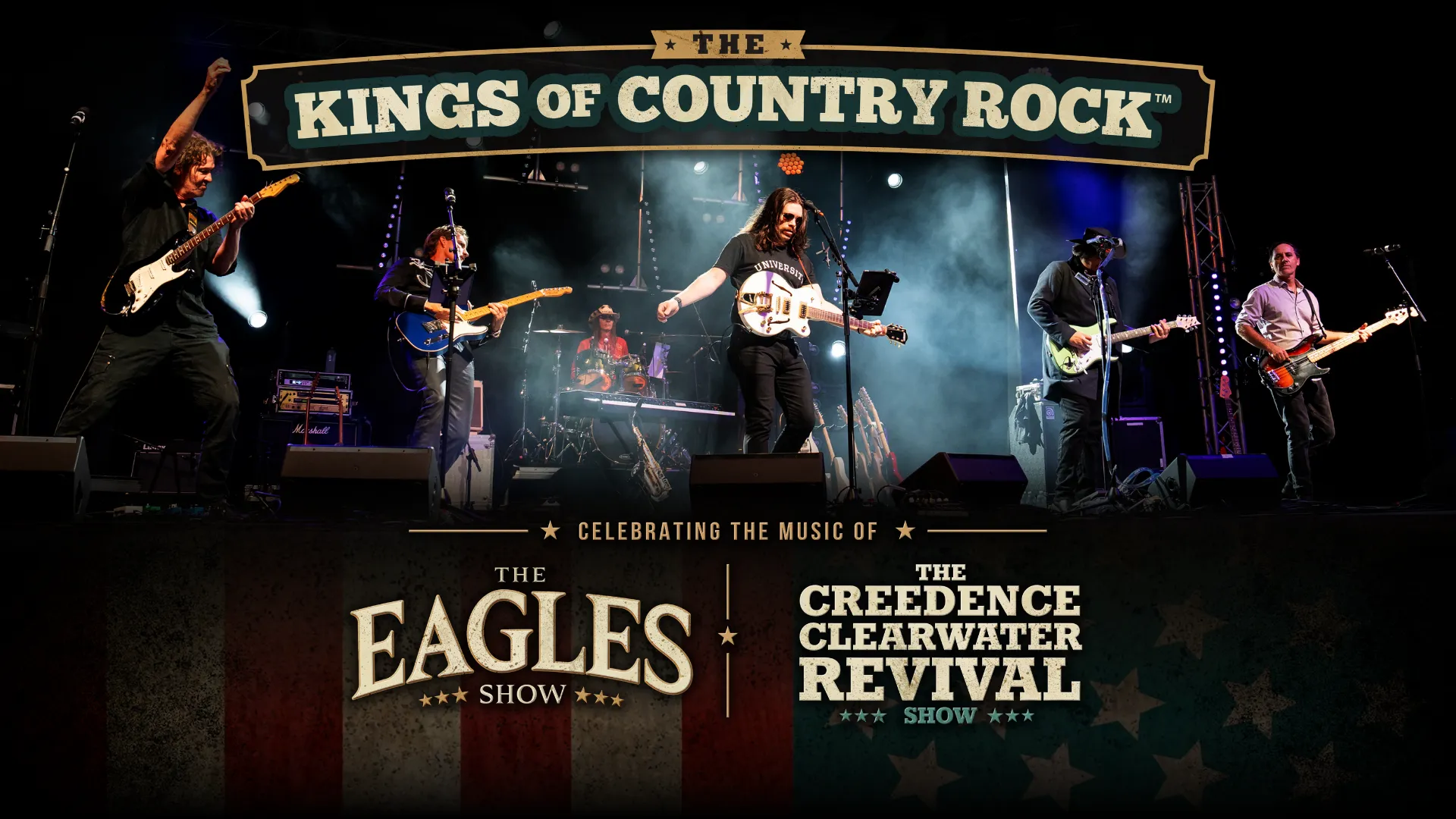 Kings of Country Rock Eagles vs Creedence 